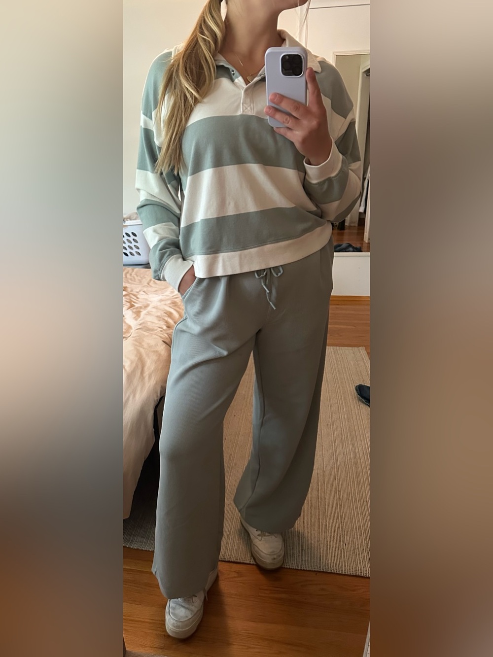 all in motion Sage Green set size large